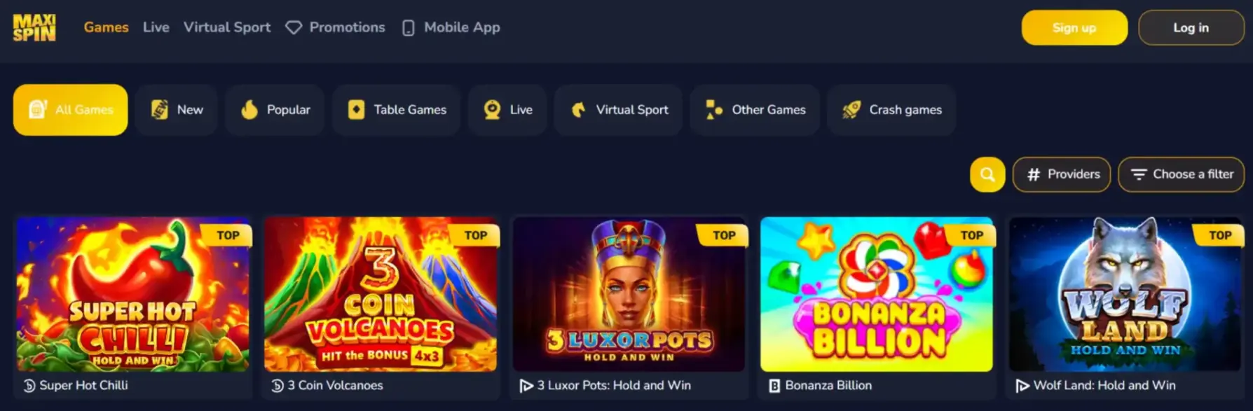 MaxiSpin Casino
